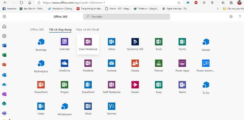 Trải nghiệm ứng dụng Office 365 miễn phí