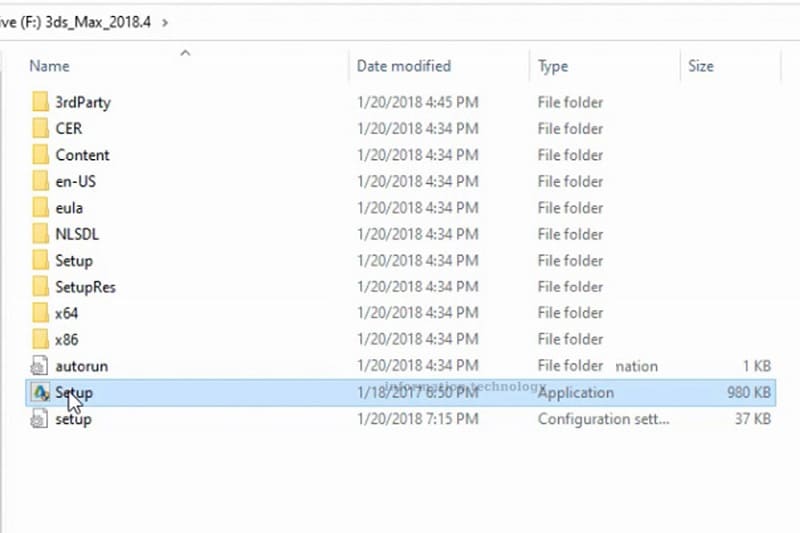 Tiến hành click double vào file setup để cài đặt phần mềm