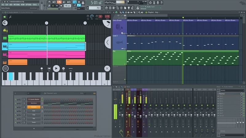 Những bản âm nhạc có được nhờ ứng dụng FL Studio